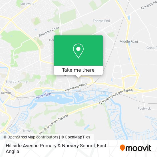 Hillside Avenue Primary & Nursery School map