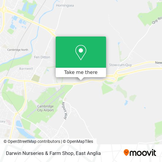 Darwin Nurseries & Farm Shop map