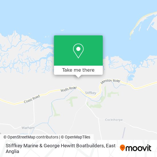 Stiffkey Marine & George Hewitt Boatbuilders map