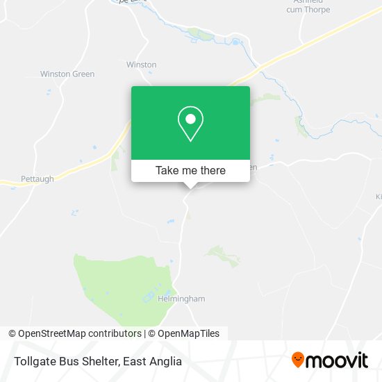 Tollgate Bus Shelter map