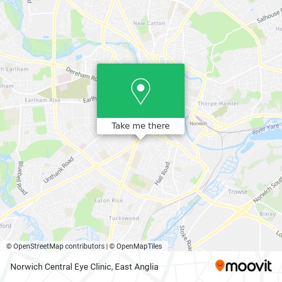 Norwich Central Eye Clinic map