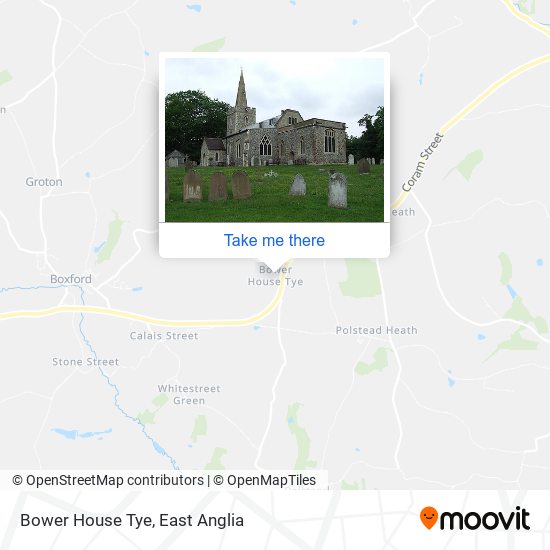 Bower House Tye map