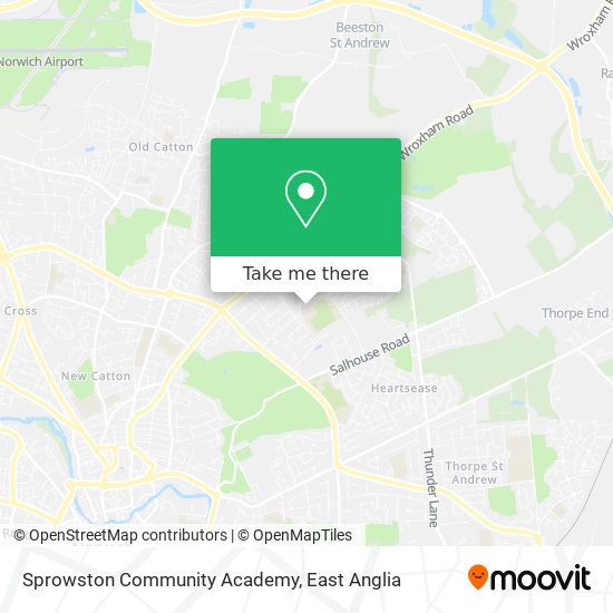 Sprowston Community Academy map