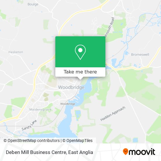 Deben Mill Business Centre map