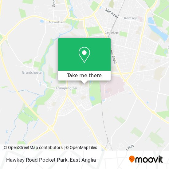 Hawkey Road Pocket Park map