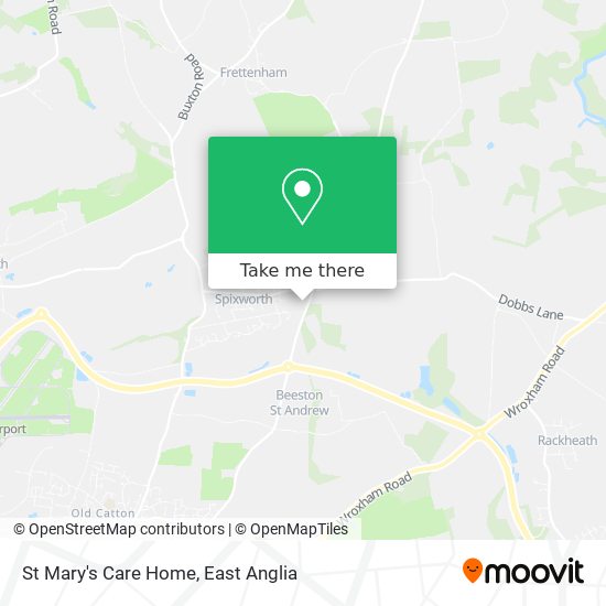 St Mary's Care Home map