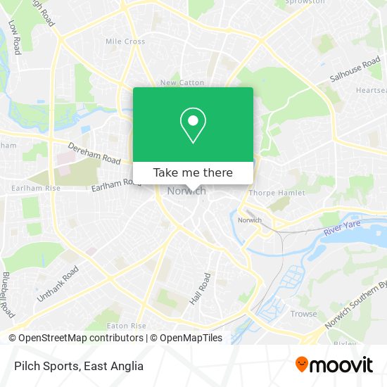 Pilch Sports map