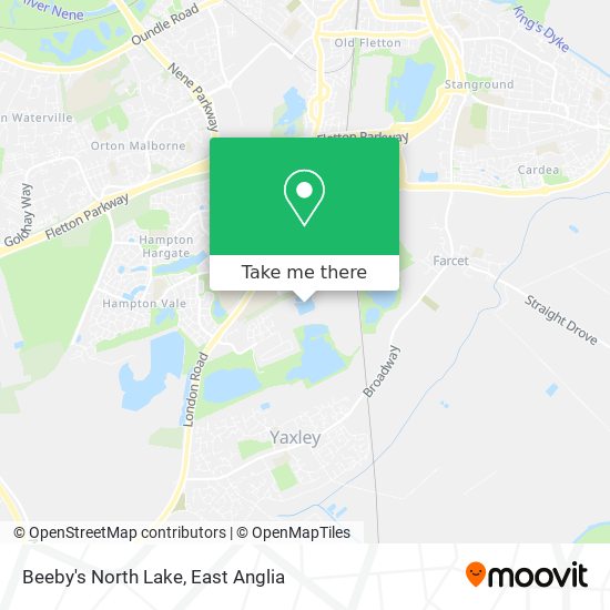 Beeby's North Lake map