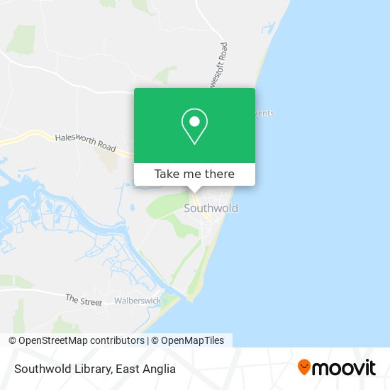 Southwold Library map