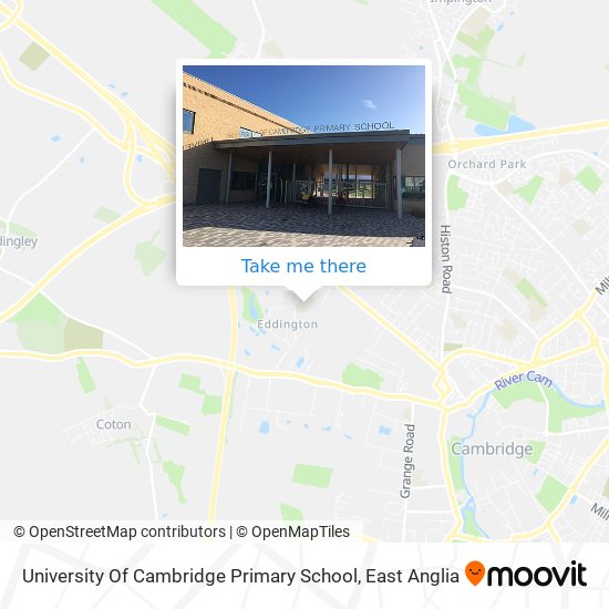 University Of Cambridge Primary School map