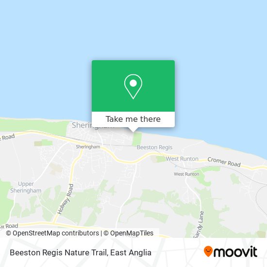 Beeston Regis Nature Trail map