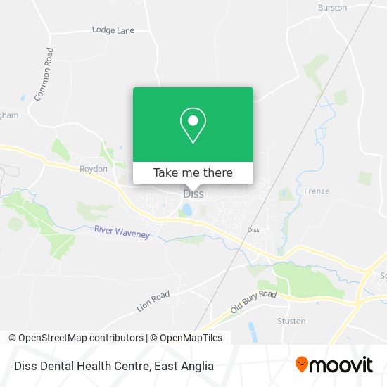 Diss Dental Health Centre map