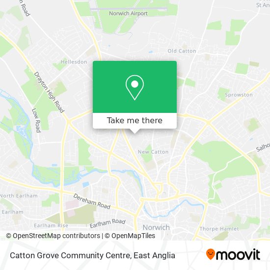 Catton Grove Community Centre map
