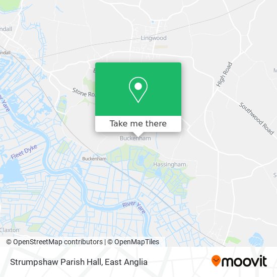 Strumpshaw Parish Hall map
