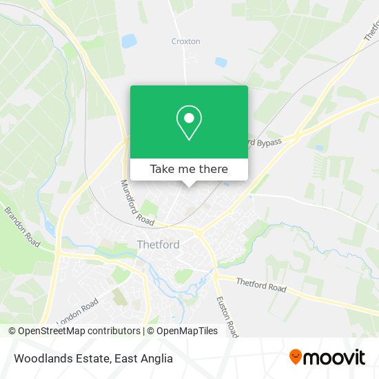 Woodlands Estate map
