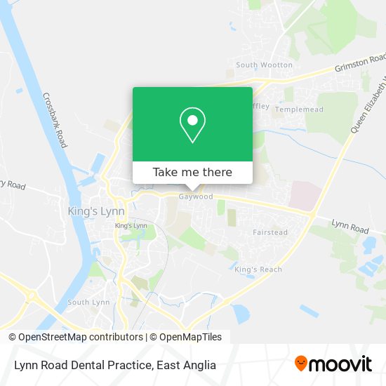 Lynn Road Dental Practice map