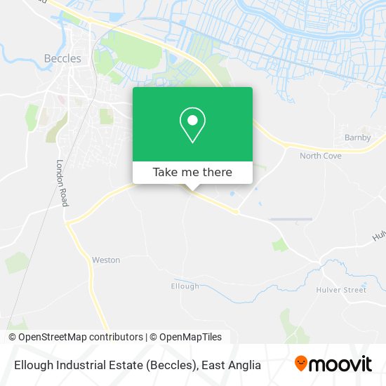 Ellough Industrial Estate (Beccles) map