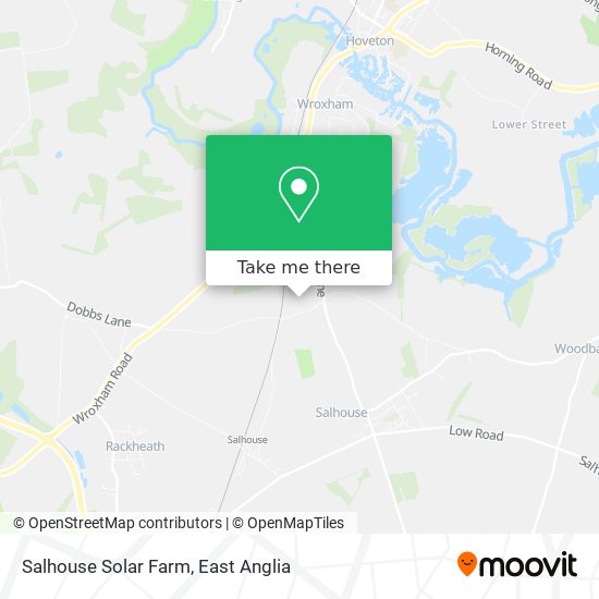 Salhouse Solar Farm map