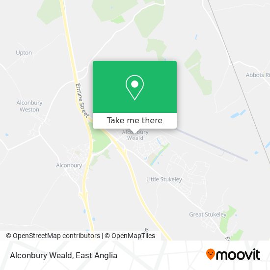 Alconbury Weald map
