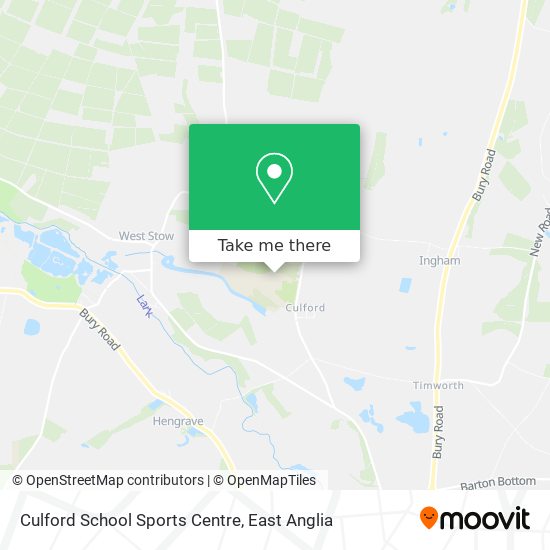 Culford School Sports Centre map