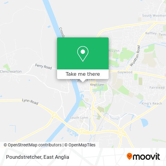 Poundstretcher map