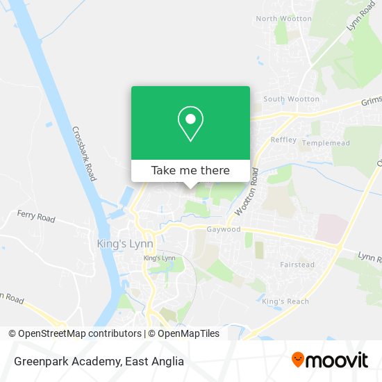 Greenpark Academy map