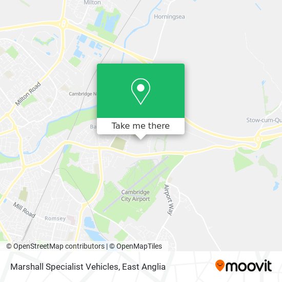 Marshall Specialist Vehicles map