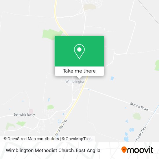 Wimblington Methodist Church map