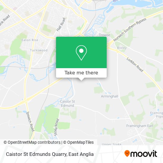 Caistor St Edmunds Quarry map
