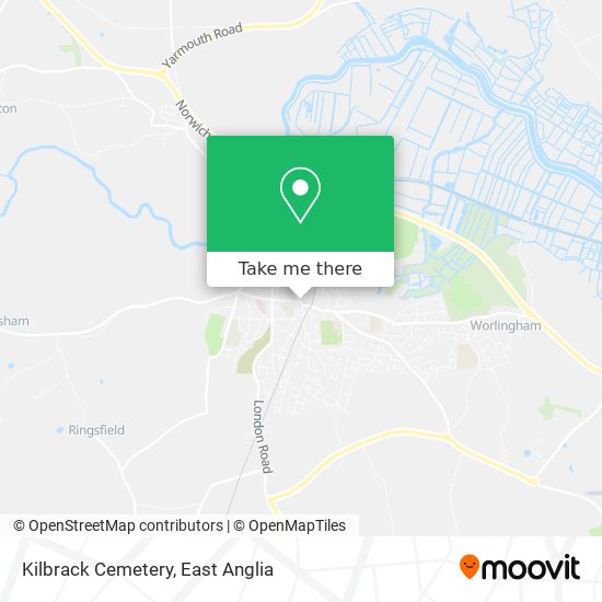 Kilbrack Cemetery map