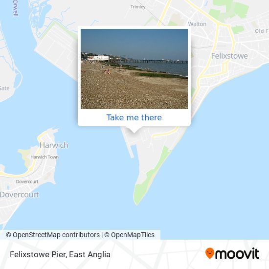 Felixstowe Pier map