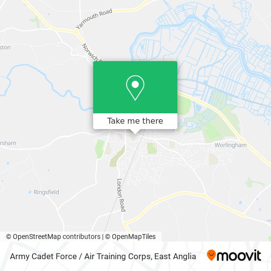 Army Cadet Force / Air Training Corps map