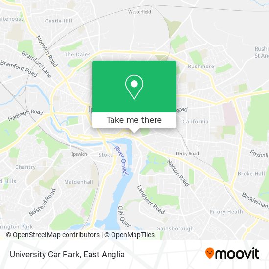 University Car Park map