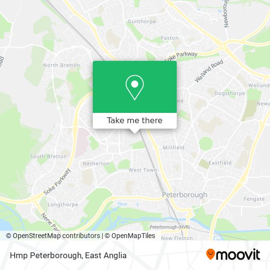 Hmp Peterborough map