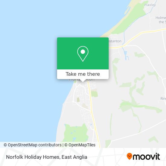 Norfolk Holiday Homes map