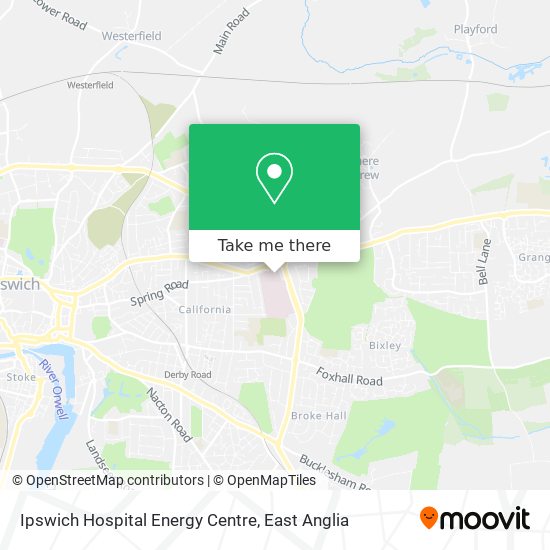 Ipswich Hospital Energy Centre map