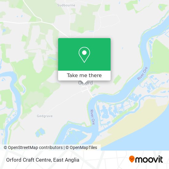 Orford Craft Centre map