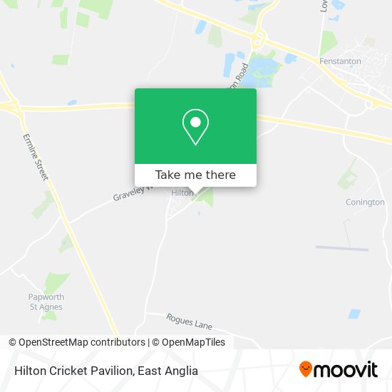Hilton Cricket Pavilion map