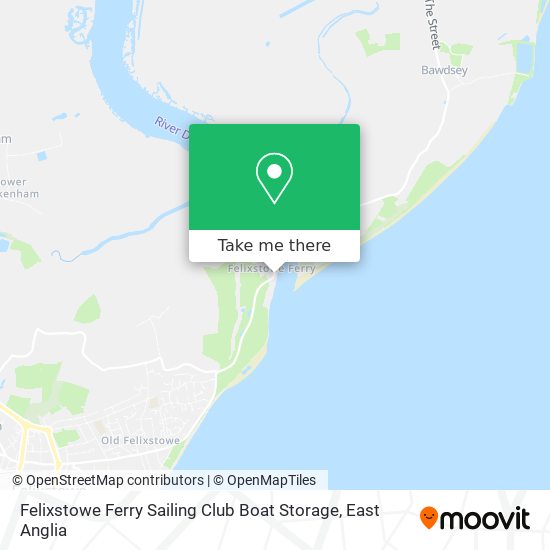 Felixstowe Ferry Sailing Club Boat Storage map