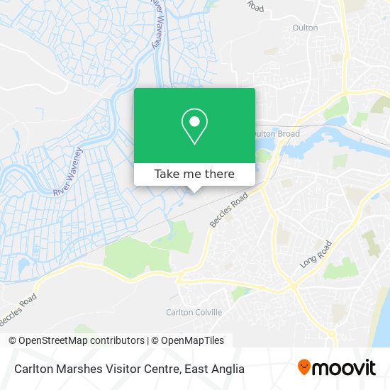 Carlton Marshes Visitor Centre map