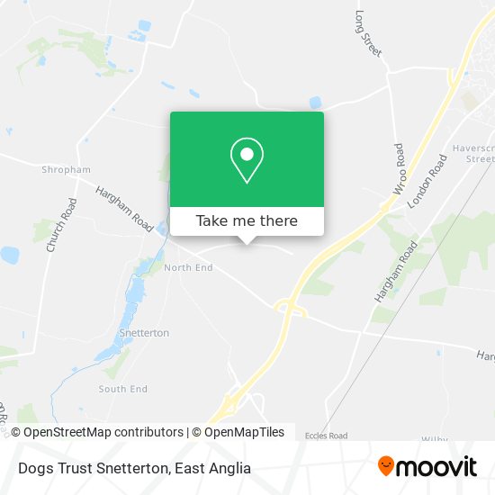 Dogs Trust Snetterton map