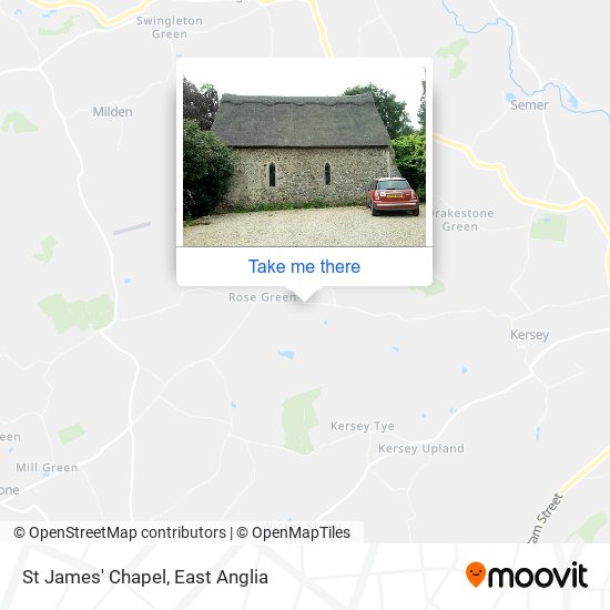 St James' Chapel map