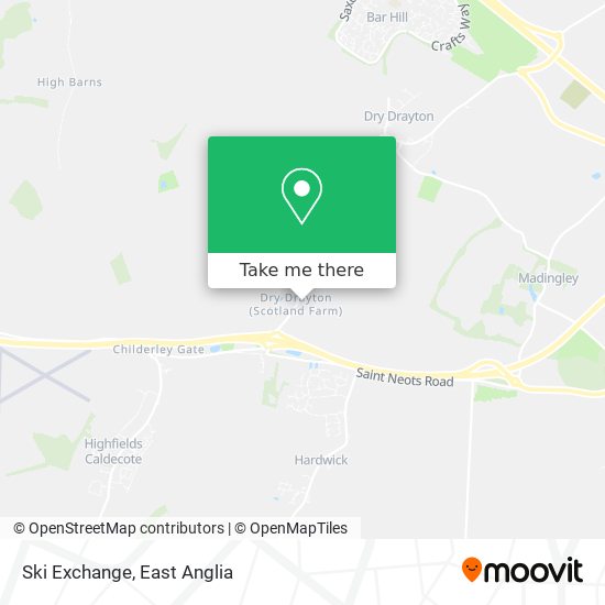 Ski Exchange map