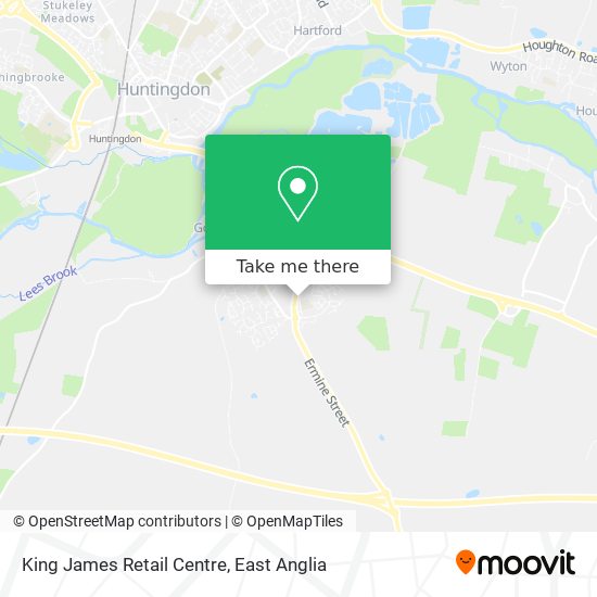 King James Retail Centre map