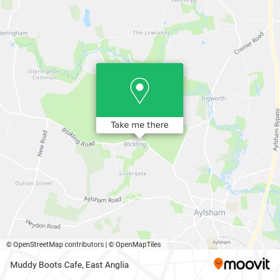 Muddy Boots Cafe map