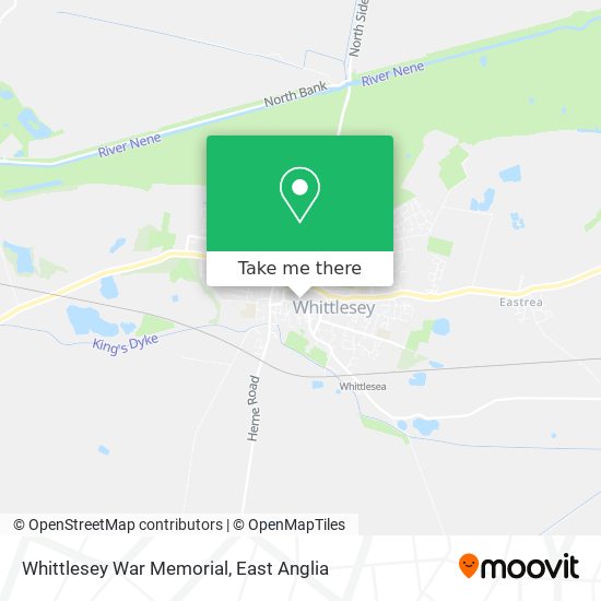 Whittlesey War Memorial map