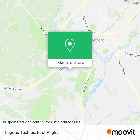 Legend Textiles map