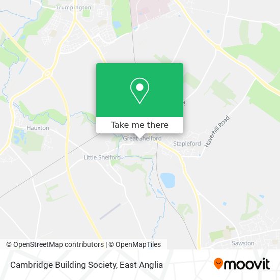 Cambridge Building Society map