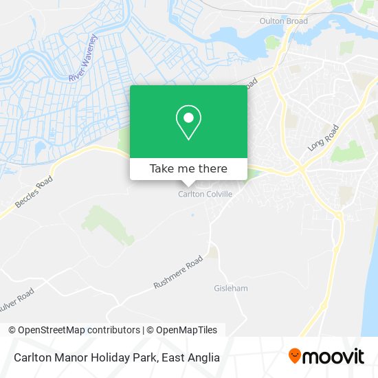 Carlton Manor Holiday Park map