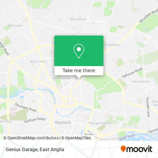 Genius Garage map